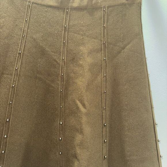 Sandro Brown Studded Skirt - Picture 7 of 13